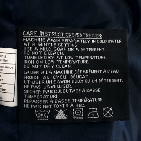 [Novelti] Navy Blue Padded Parka w/ Detachable Faux Fur Hood | M | Good - Picture 13 of 13